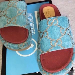 Gucci Platform Slides